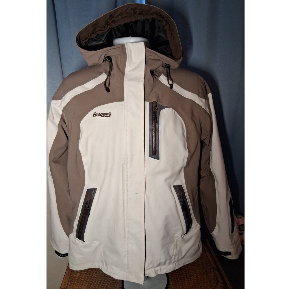 Bergans of Norway Svartisen Lady 1421 Ski Jacket PrimaLoft RECCO Cream Taupe L